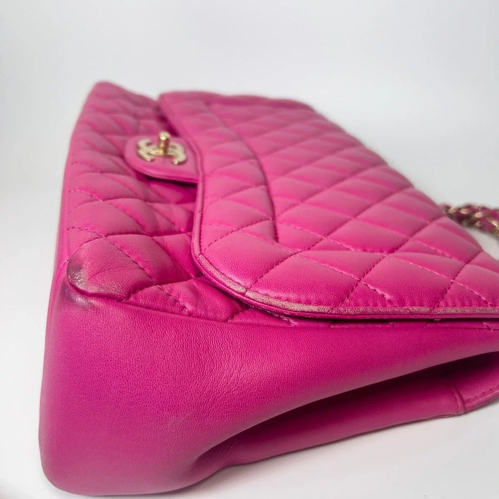 CHANEL Jumbo Mademoiselle Chic Flap Bag Pink - Picture 13 of 16